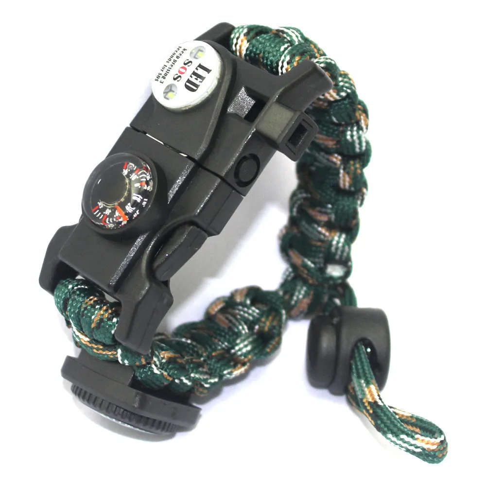 Survival safety umbrella rope braided bracelet