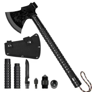Tactical Axe Foldable Survival Camping Axe Multi Tool Kit