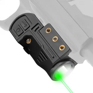 Tactical Flashlight with Internal Laser Sight for Handguns,2 in 1 Laser Light Combo,Magnetic Charging Flashlight Gun Laser Sight for Pistol,Glock,Rifles,Shotguns