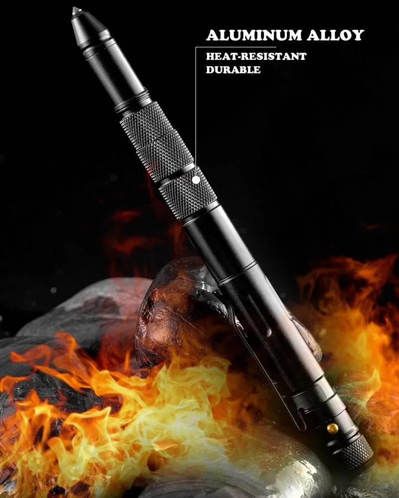 Tactical FlashPen - Multifunctional Emergency Military Tool