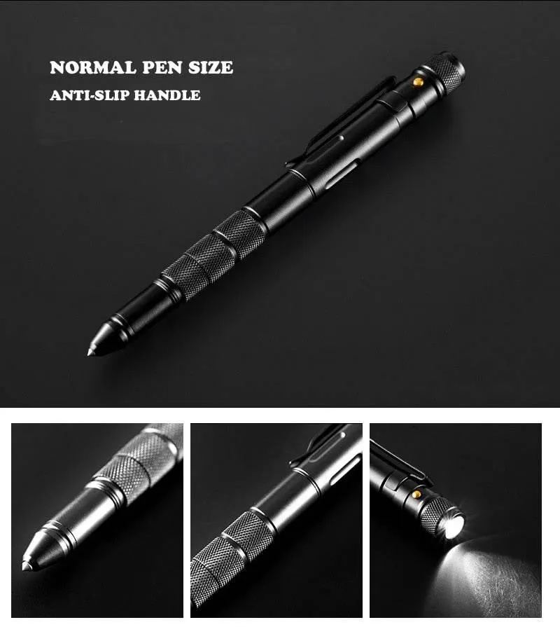 Tactical FlashPen - Multifunctional Emergency Military Tool