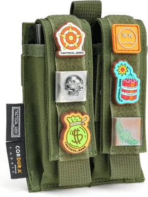 TACTICAL GEEK EXT8 EDC Belt Organizer, Molle Multitool Sheath, EDC Pocket Organizer for, Small Tool Organizer Pouch Accessories for Daily Carry