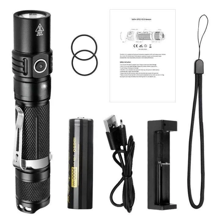 Tactical LED Flashlight - Bright Night Power Light