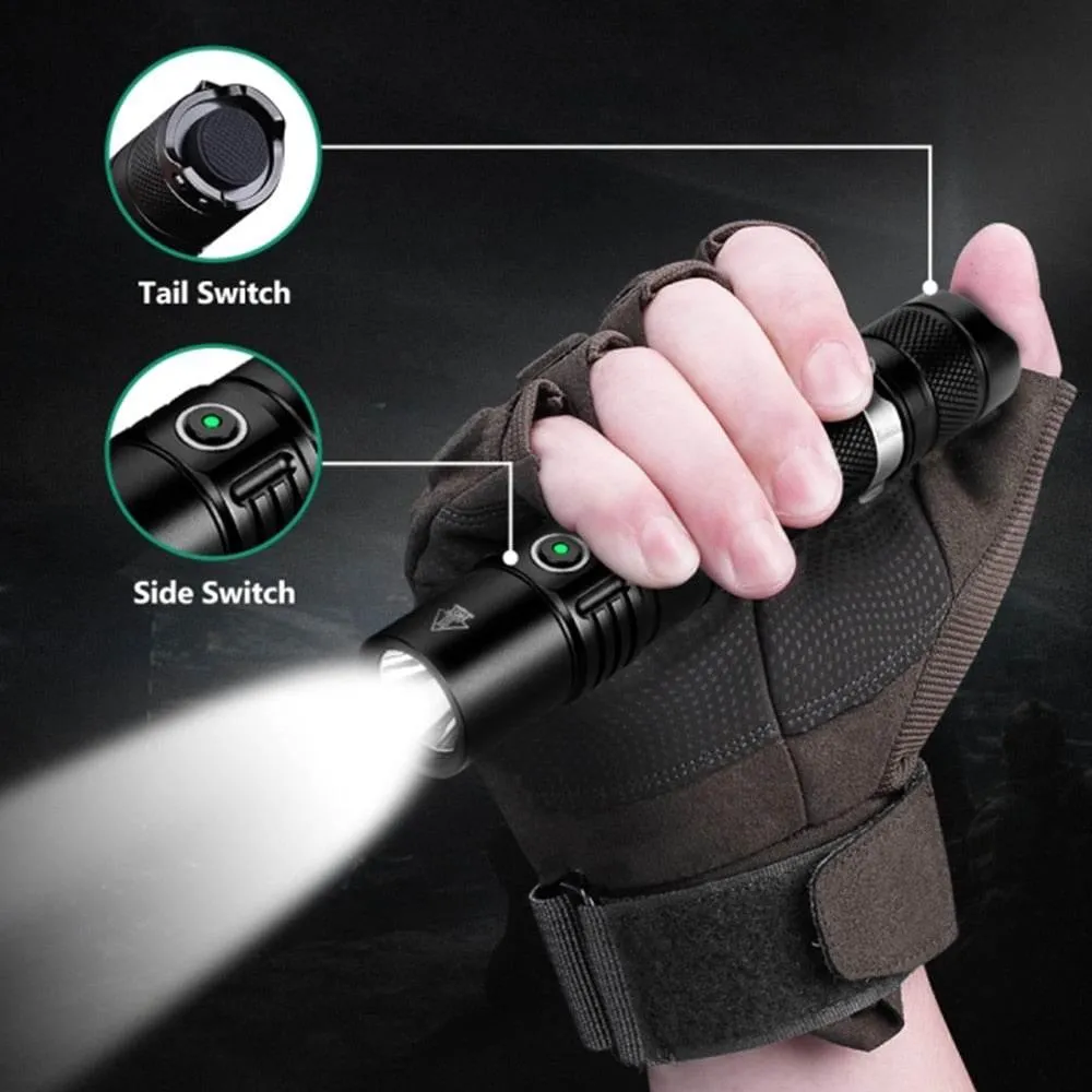 Tactical LED Flashlight - Bright Night Power Light