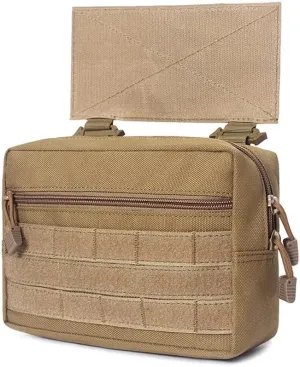 Tactical MOLLE Dump Drop Pouch Sub Abdominal Utility Tool Bag for JPC CPC AVS Vest with Hook and Loop Panel