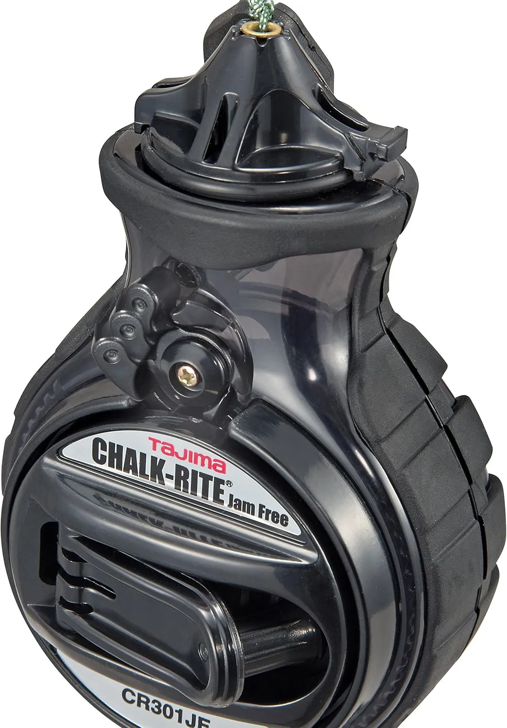 TAJIMA Chalk Line - Chalk-Rite Jam Free Chalk Box with Extra Bold 1mm Snap Line & Five Gear Quick Retrieval - CR301JF