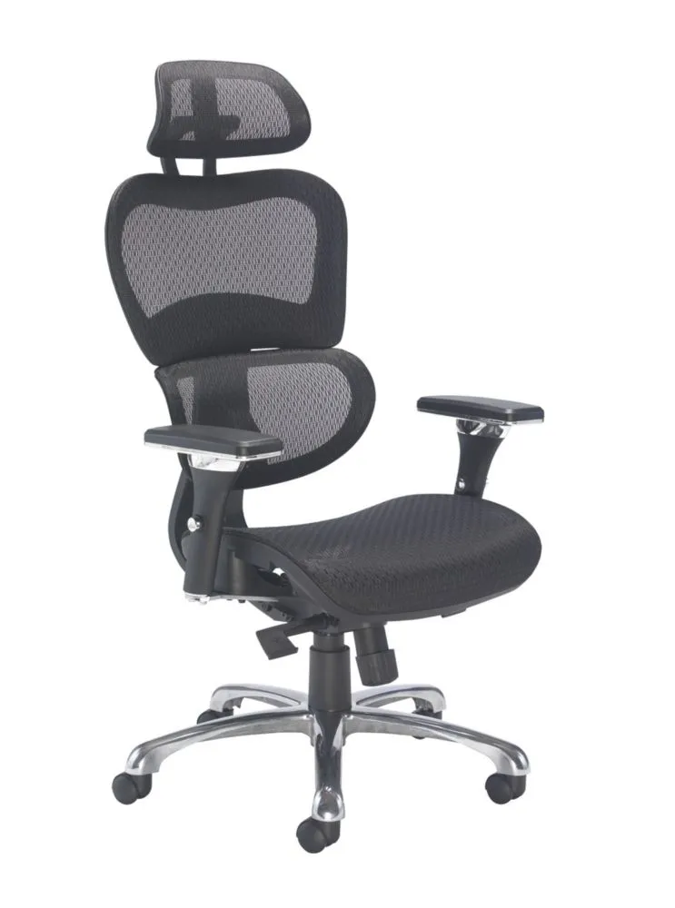 TC Group Chachi High Back Ergonomic Operator Chair Black