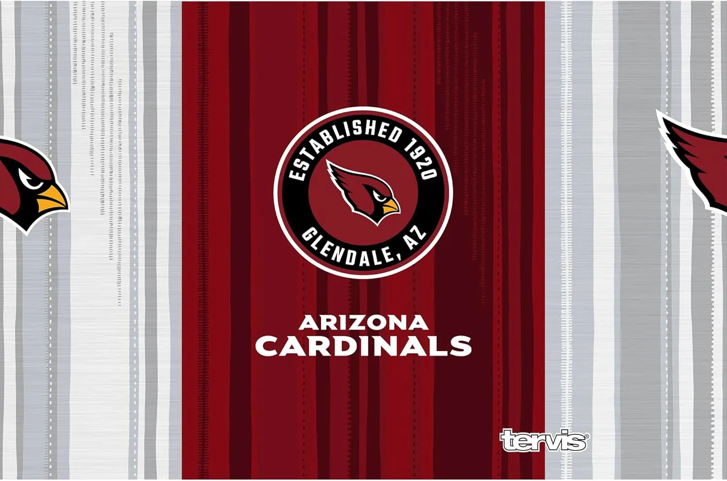 Tervis NFL Arizona Cardinals - All In Triple Walled Insulated Tumbler Travel Cup Keeps Drinks Cold, 32oz Wide Mouth Bottle, Stainless Steel