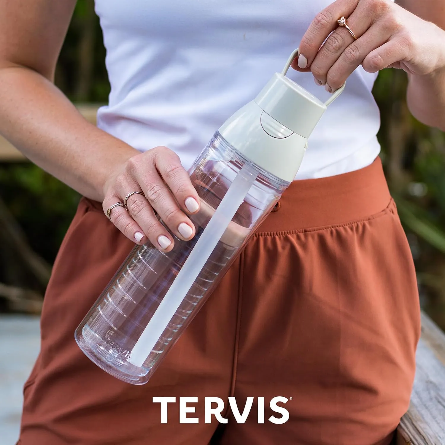 Tervis NFL Minnesota Vikings - All Over Made in USA Double Walled Insulated Tumbler Travel Cup Keeps Drinks Cold & Hot, 24oz Venture Lite Water Bottle, Classic