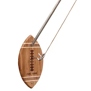 Tiki Toss Deluxe Ring Toss Game for Adults, Indoor or Outdoor Hook and Ring Game, Football Gifts for Men, Man Cave Décor