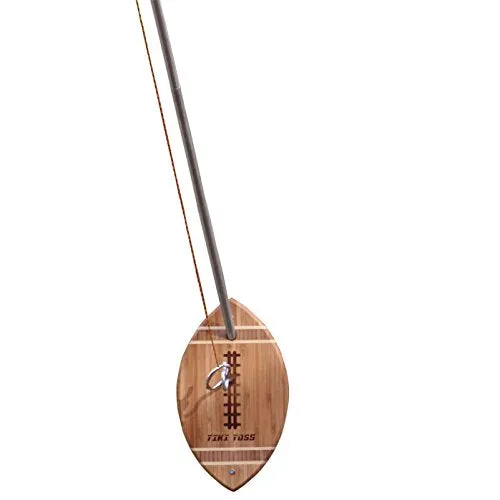 Tiki Toss Deluxe Ring Toss Game for Adults, Indoor or Outdoor Hook and Ring Game, Football Gifts for Men, Man Cave Décor