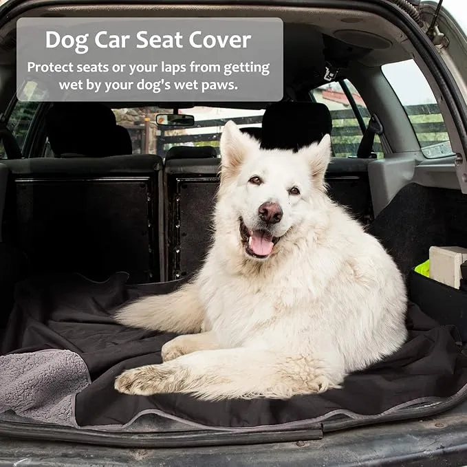 Tirrinia Outdoors Waterproof Throw Blanket, 51”x 59” Sherpa Fleece Stadium Windproof Mat for Boat, Traveling, Camping, Hiking, Football - Machine Washable