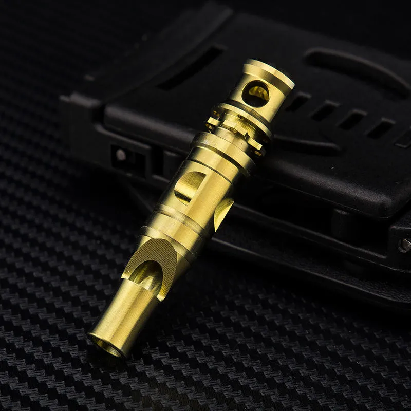 Titanium Alloy High Pitched Survival Whistle Decibel Explosion Anti Wolf