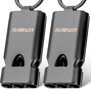 Titanium Emergency Survival Whistle Lifeguard Safety Whistle for Outdoor Camping Hiking-Loud Whistle up to 120~130db