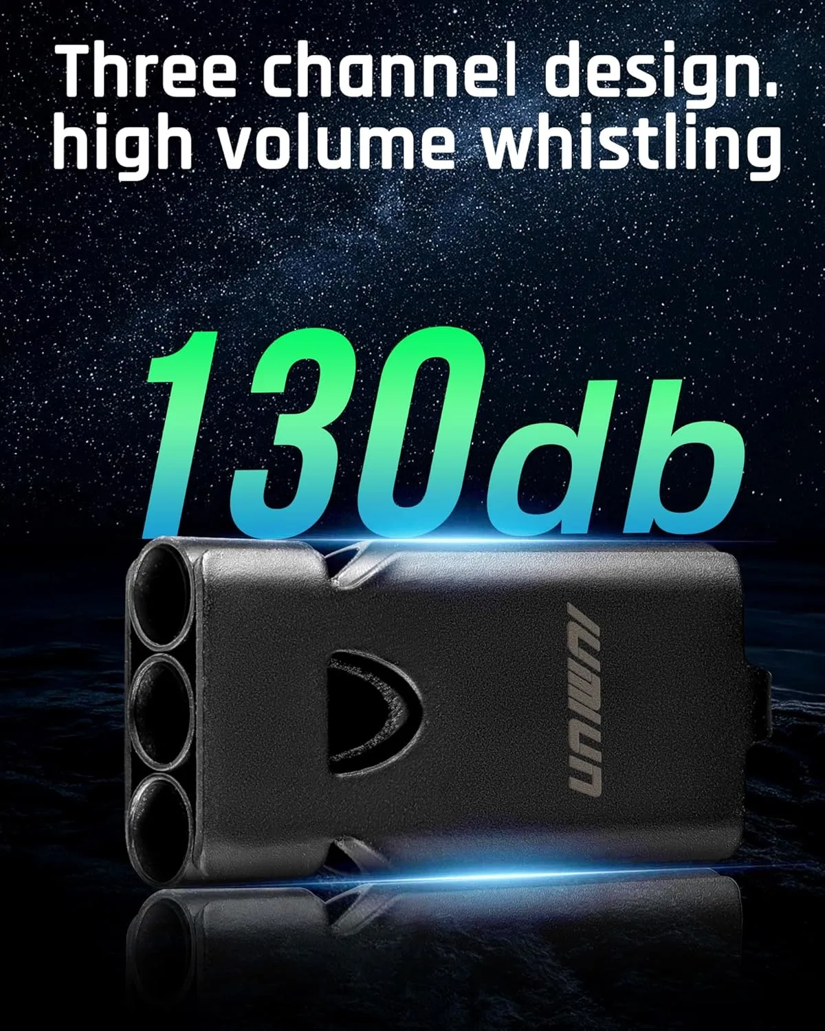 Titanium Emergency Survival Whistle Lifeguard Safety Whistle for Outdoor Camping Hiking-Loud Whistle up to 120~130db