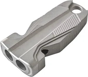 Titanium Emergency Survival Whistle with Necklace, Safety Whistle Loud Up to 120 Decibels for Emergency Survival, Life Saving, Camping, Hiking, Hunting and Pet Training