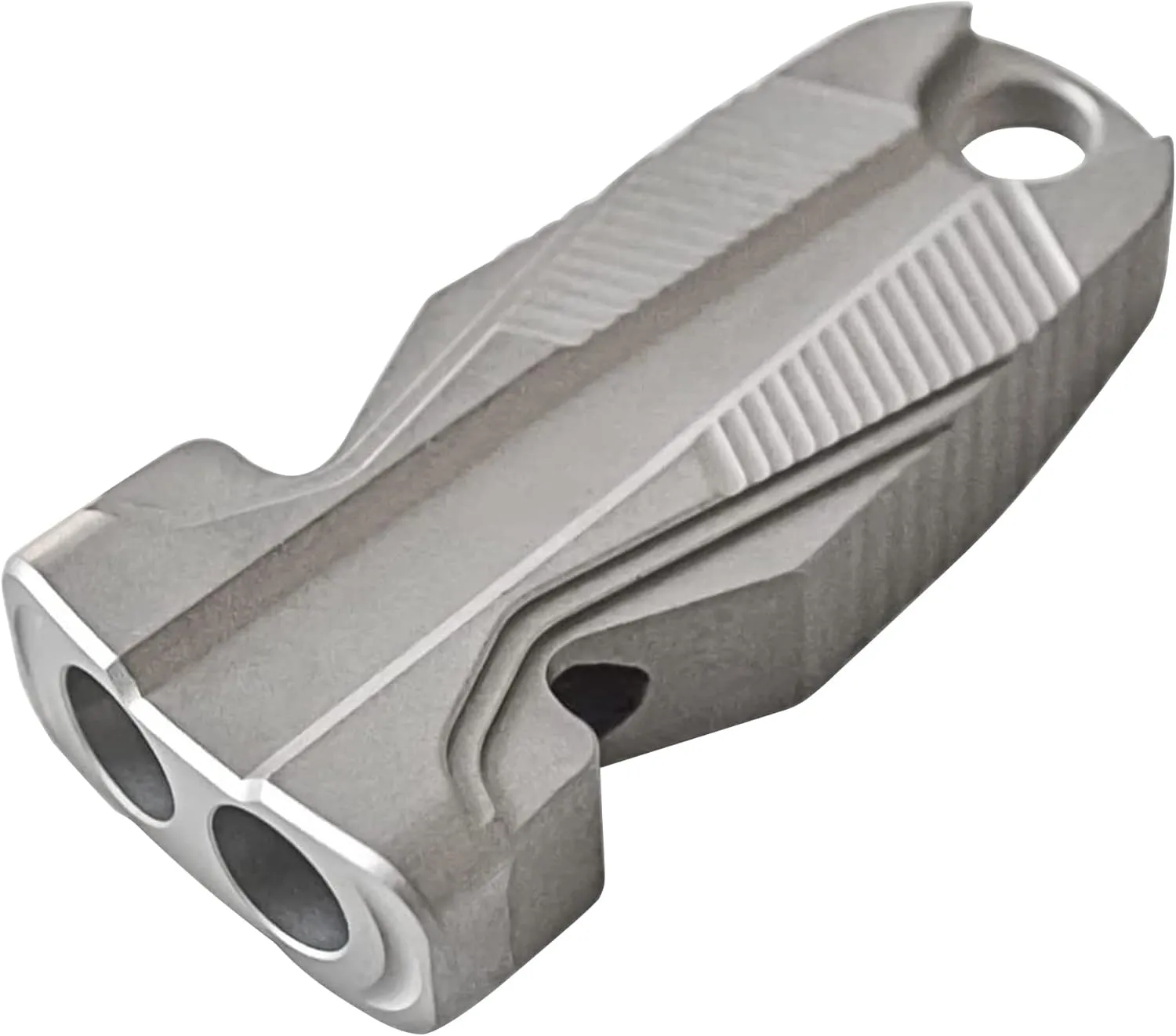 Titanium Emergency Survival Whistle with Necklace, Safety Whistle Loud Up to 120 Decibels for Emergency Survival, Life Saving, Camping, Hiking, Hunting and Pet Training