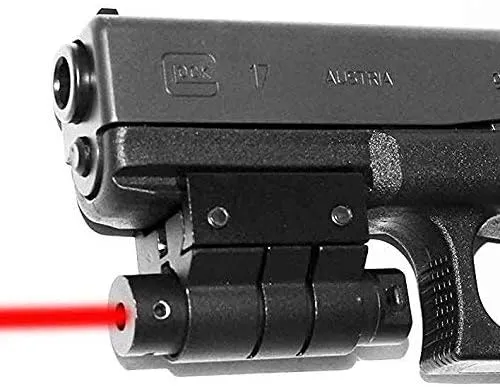 Trinity Weaver Mounted red dot Sight for Glock 19 Gen5 Tactical Home Defense Optics Accessory Aluminum Black Picatinny Weaver Mount Adapter Class IIIA 635nM Less Than 5mW.