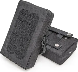 TSPRO Tactical Admin Pouch - Military EDC Utility Organizer for MOLLE Gear, Tool & Accessories