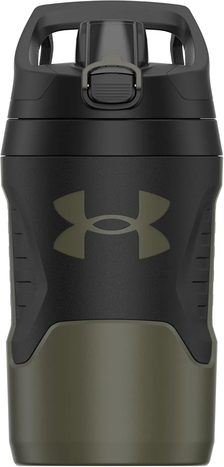 Under Armour 32 oz Insulated Water Bottles - Sports Water Jug with Handle, Fence Hook, Leak Resistant for Baseball, Football & More, 32 oz Water Bottles, Sports Water Bottle Insulated