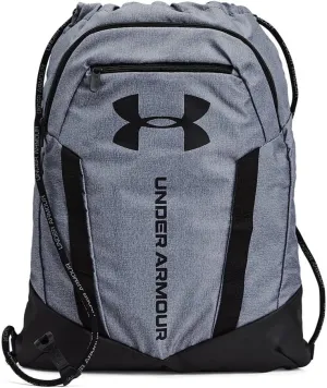 Under Armour Unisex-Adult Undeniable Sackpack , Pitch Gray Medium Heather (012)/Black , One Size Fits Most