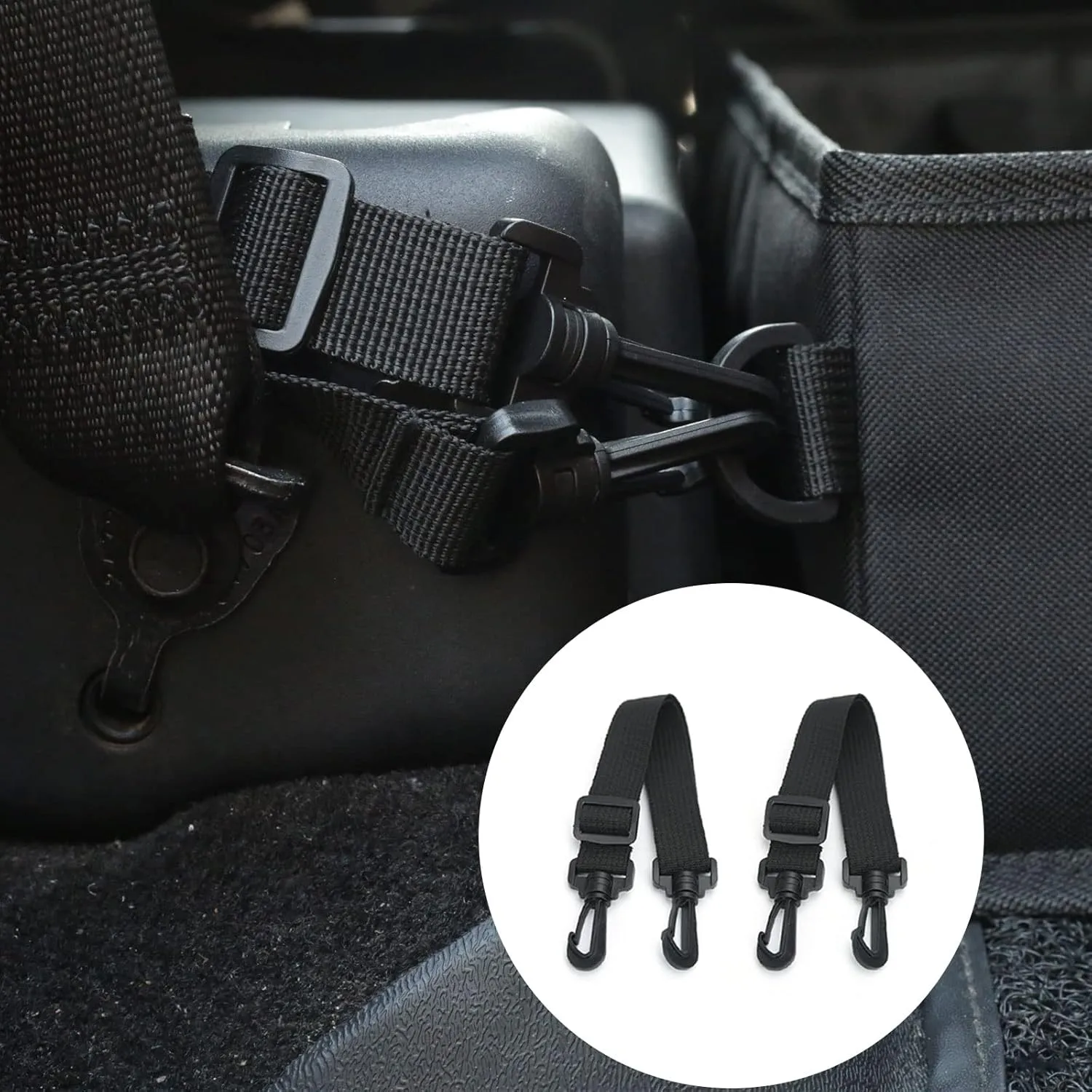 Under Seat Storage Truck Tool Box Organizer for Truck Underseat Storage Ford F150 F250 F350 Chevy Silverado Accessories (3 compartment)
