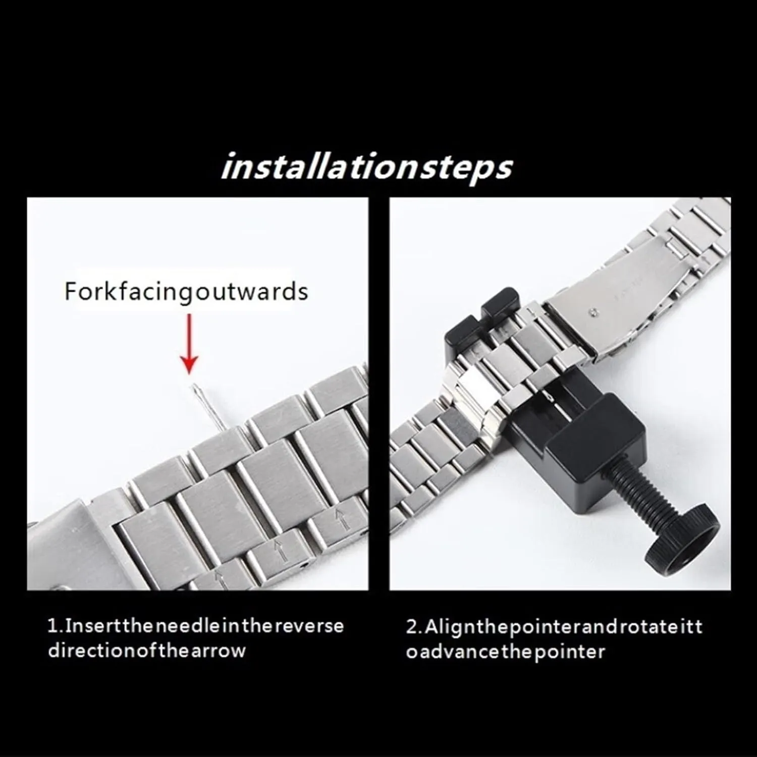 Universal Solid Stainless Steel Watch Band For Traditional Watch Smart Watch Quartz Watch Unisex Watch Band