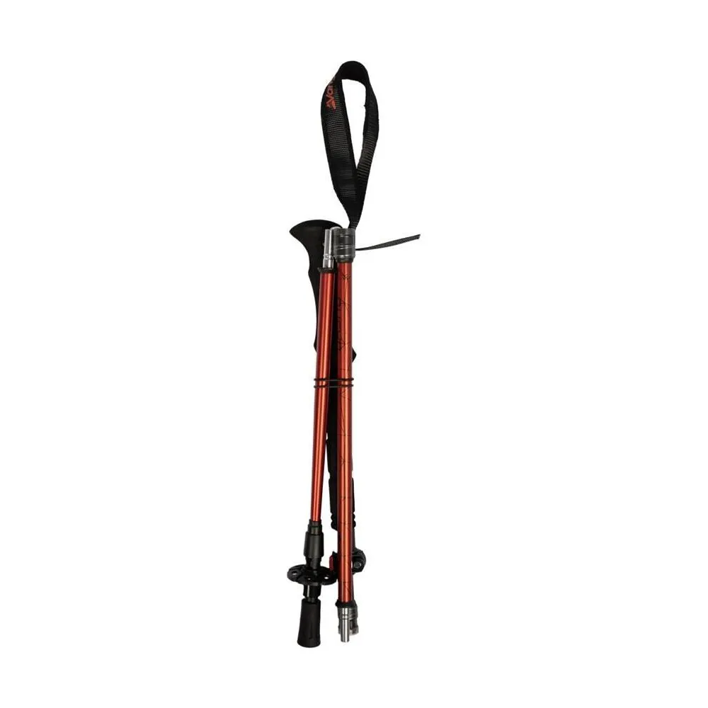Vango Basho (Folding Walking Pole) - Single Red