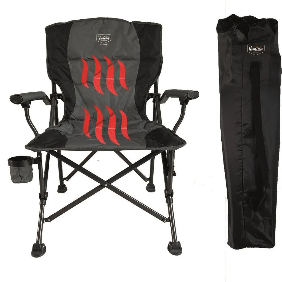 Vanilla Leisure Vesuvius Heated Camping Chair