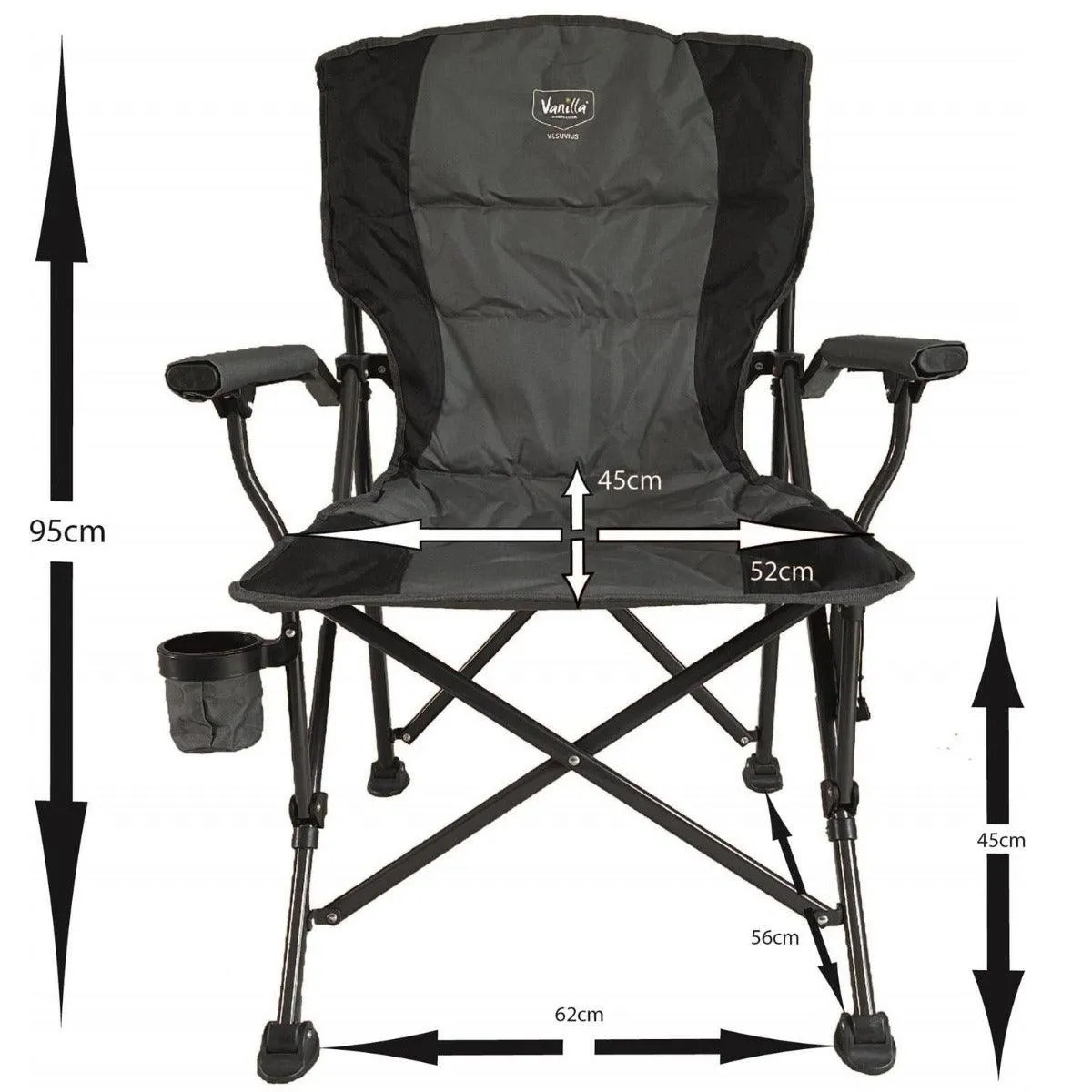 Vanilla Leisure Vesuvius Heated Camping Chair