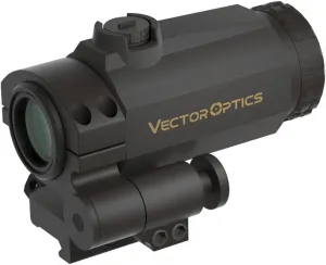 Vector Optics 3x22 Flip to Side Magnifier, Absolute 1.4 inch Co-Witness Heights, Easily Press to Flip, Lightweight, Rubber-Armed, Fit for CQB and Medium to Close-Range Tactical Shooting, SCMF-31