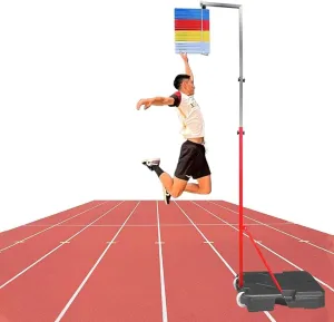 Vertical Jump Tester Pole, Jump Height 1.3m-3.4m Training Equipment, Basketball Volleyball Spike Trainer Tool, Vertical Jump Measurement Device