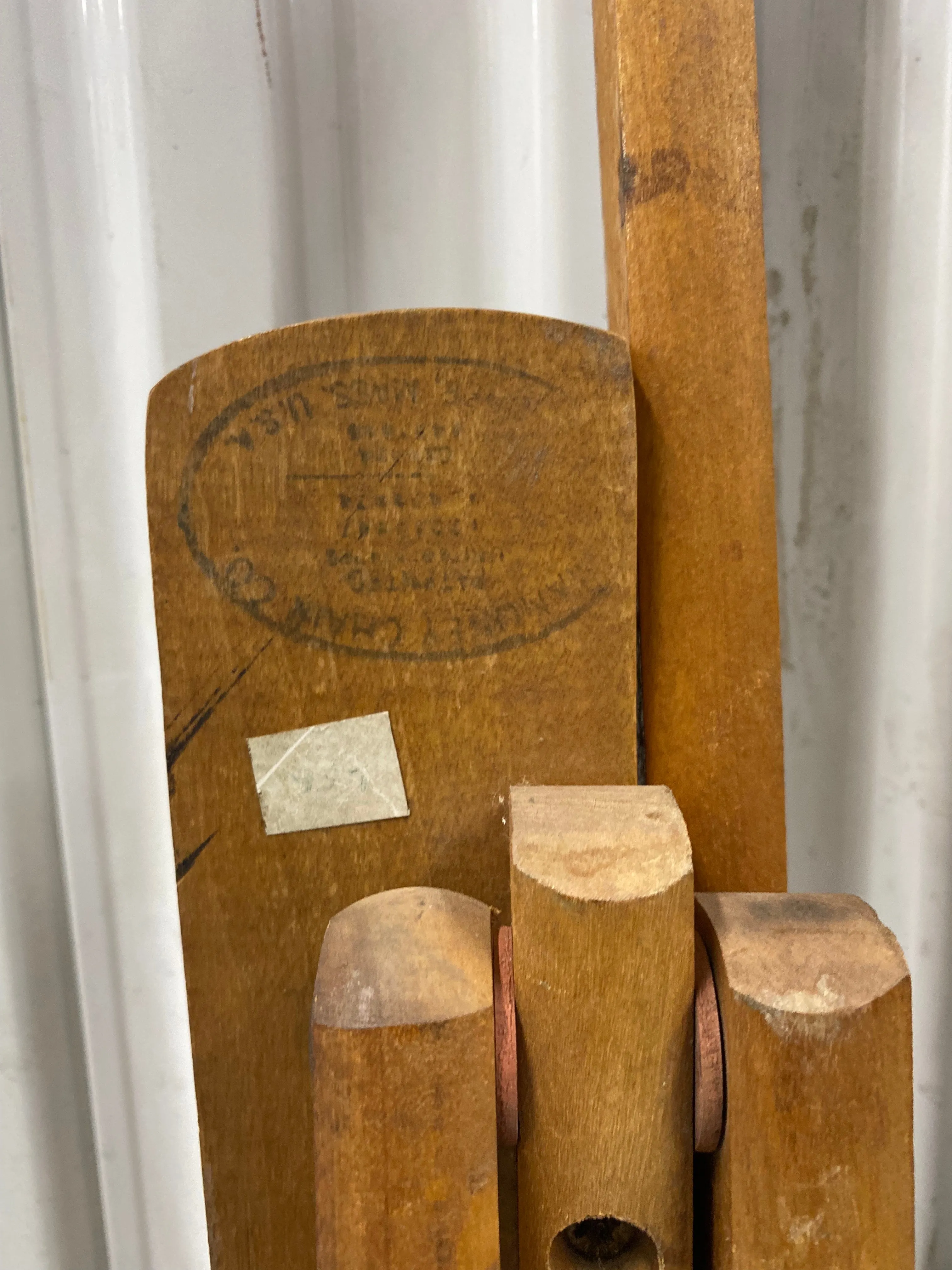 Vintage Striped Deck Folding Chair