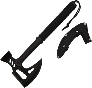 Wartech XBK04 Buckshot Tactical Multi Tool Hammer Axe with Paracord Handle, 17", Black