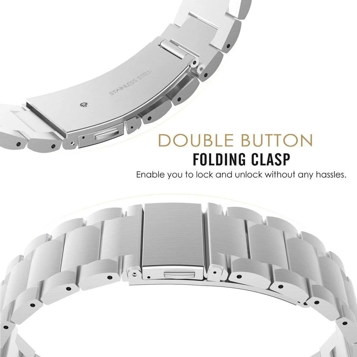 Watch Strap 18mm 20mm 22mm Stainless Steel Watch Band Strap for smar