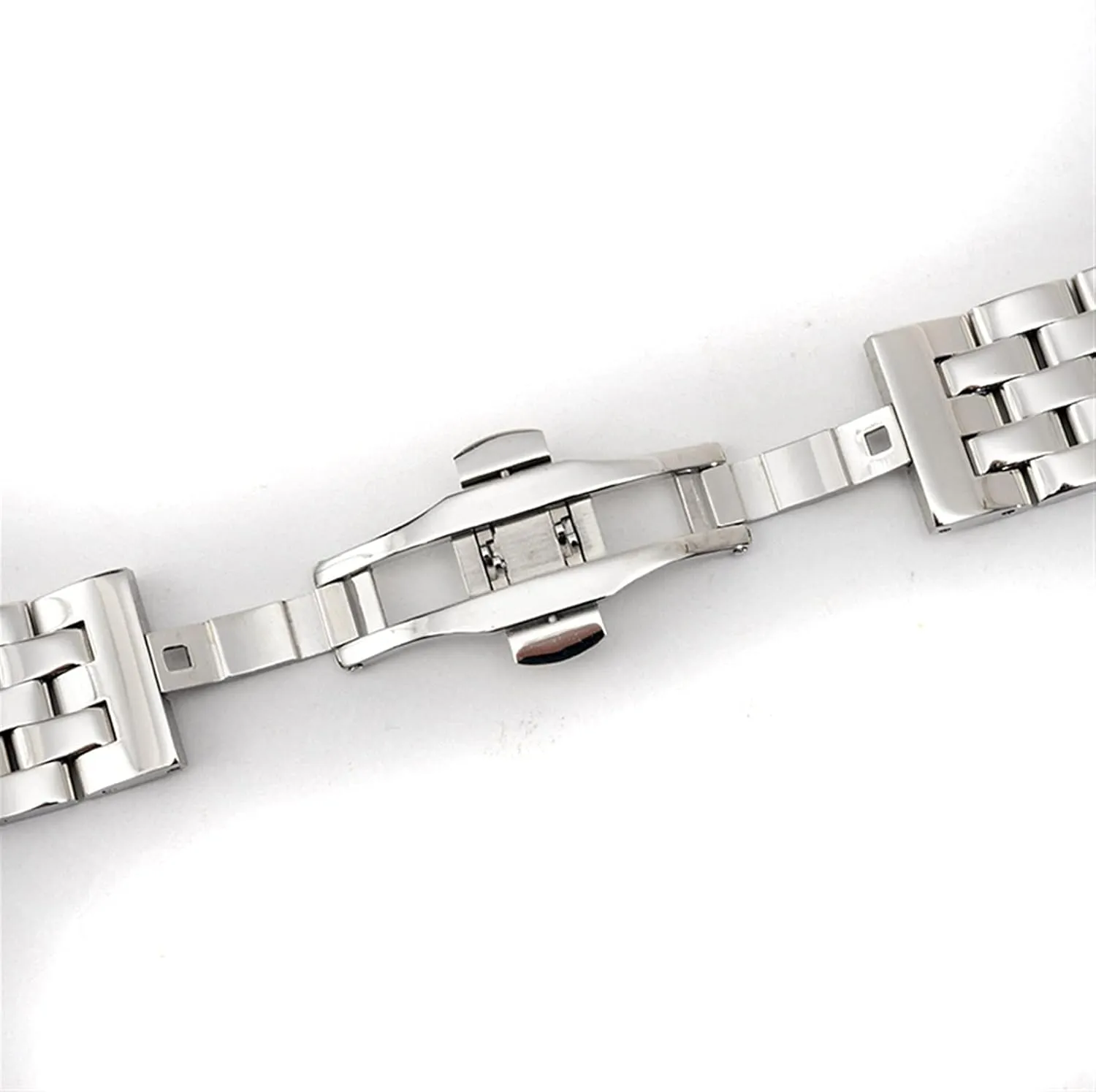 Watch Strap 20mm, 22mm, 24mm, 26mm Black/silver Stainless Steel Quick Release Link Metal Men's And Women's Business Watches