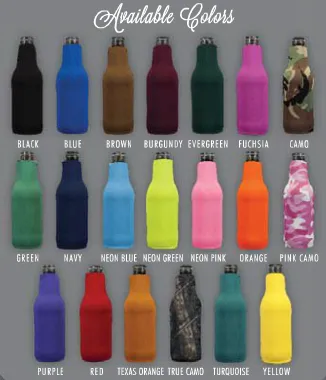 Water Beer Bottle Koozie Huggie Cooler