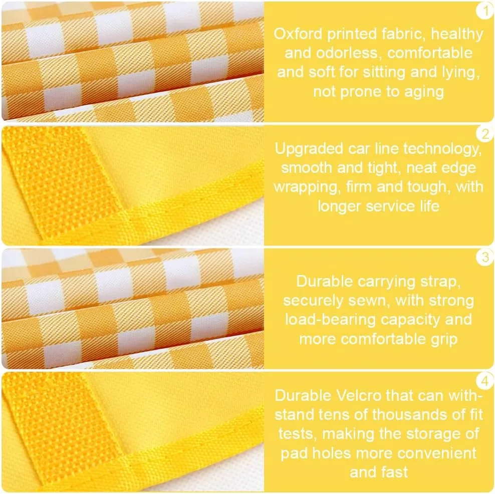 Waterproof Foldable Outdoor Picnic Mat,2023 New Extra Large Beach Blanket Foldable Lightweight Waterproof Sand Mat,Portable Travel Blanket Play Mat for Beach Camping Hiking Park (#A4, 60 * 80 in)