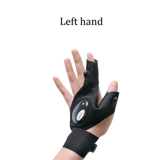Waterproof Gloves with Led Light