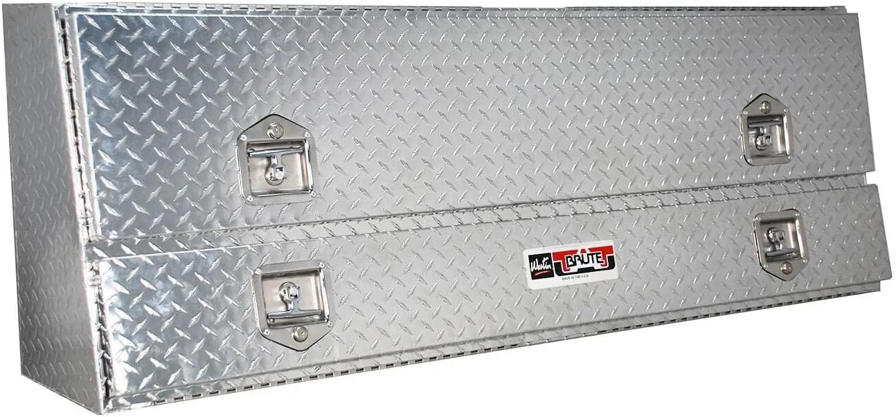 Westin Brute 80-TBS200-60 Pro Series 60" Contractor TopSider Polished Aluminum Tool Box with Doors