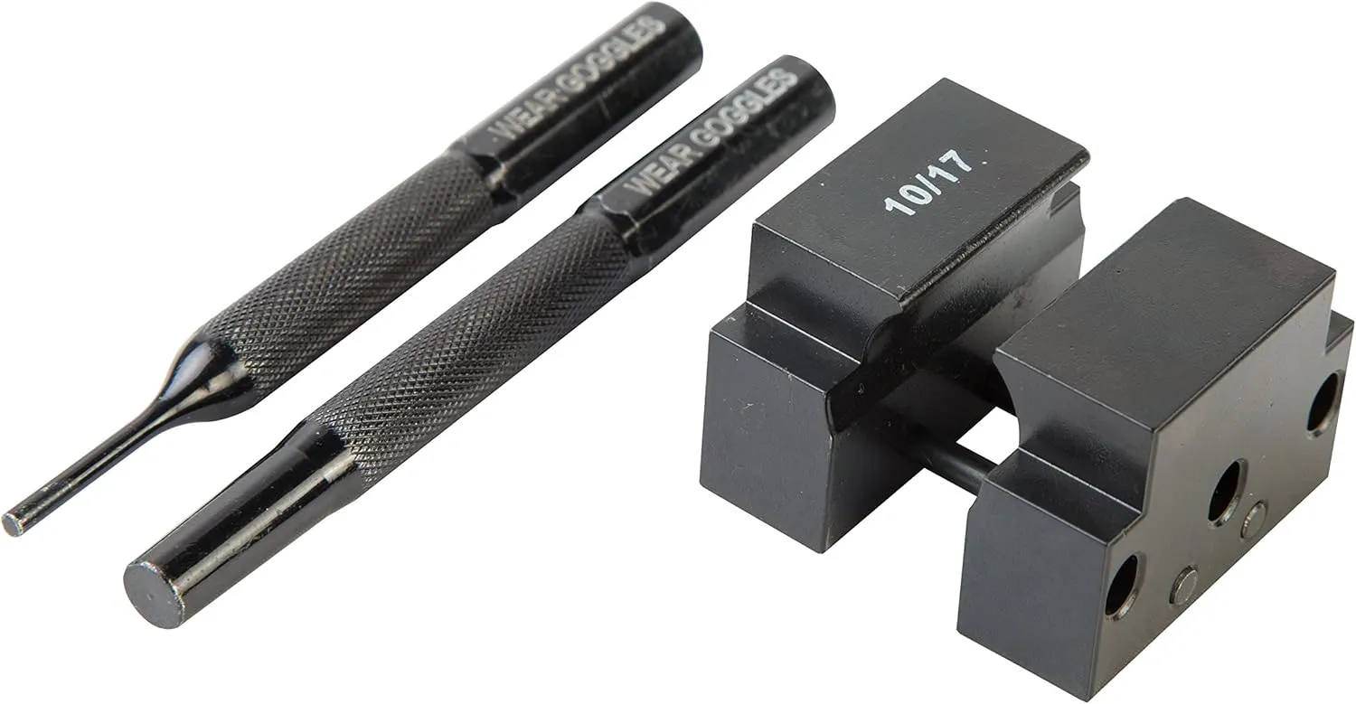 Wheeler Gas Block Taper Pin Removal Tool for Tactical Sporting Rifles Gunsmithing, Cleaning, Rebuild and Maintenance