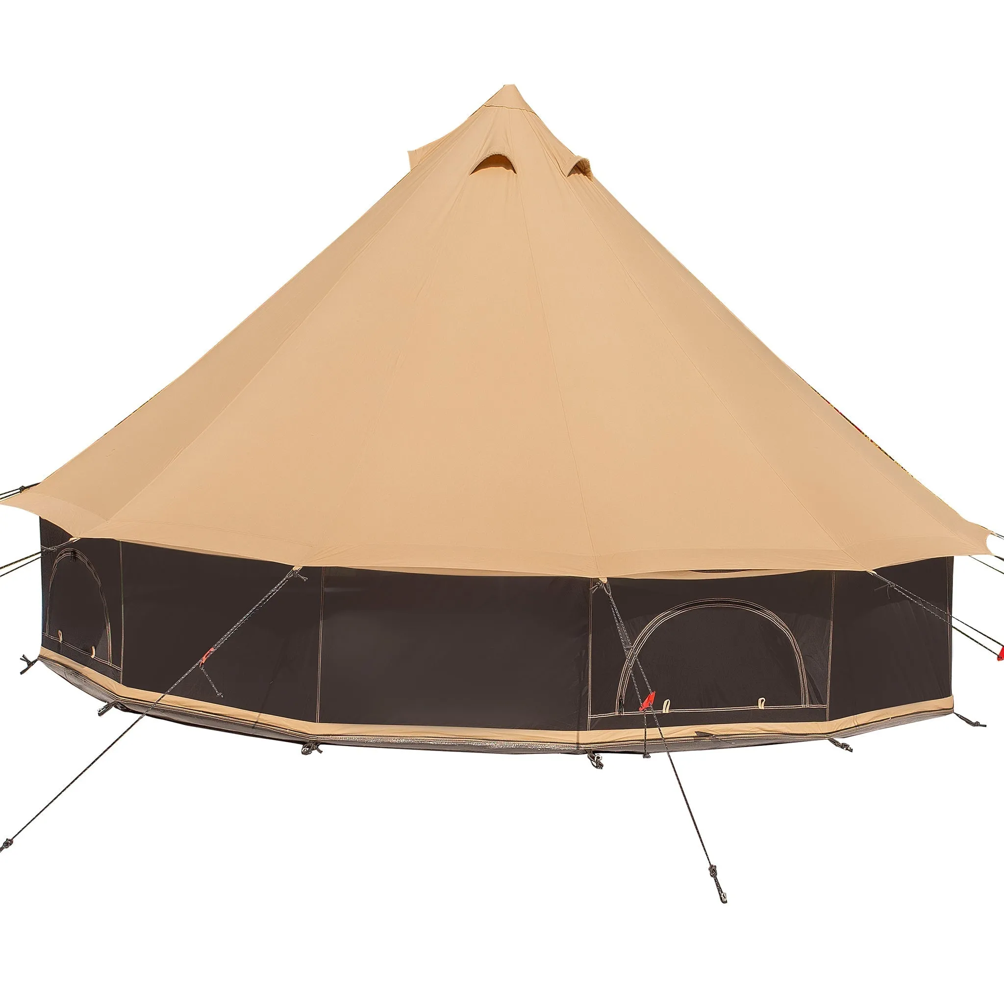 White Duck 13' Regatta 360 Canvas Bell Family Camping Tent