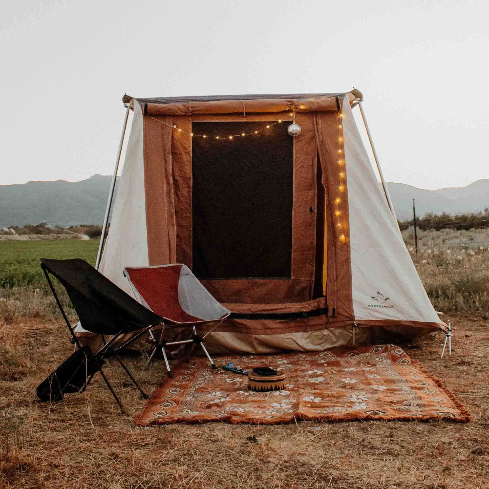 White Duck 7'x9' Prota Canvas Cabin Tent, Water Repellent