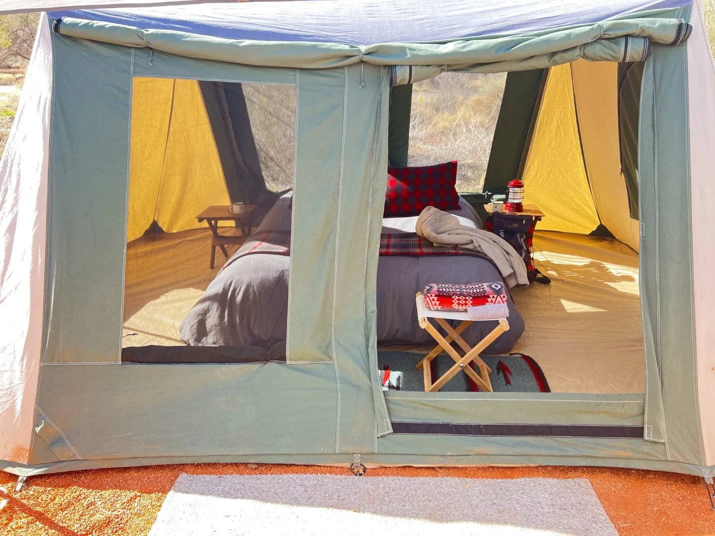 White Duck Outdoors Prota Canvas Tent Standard/Deluxe - 10'x14'