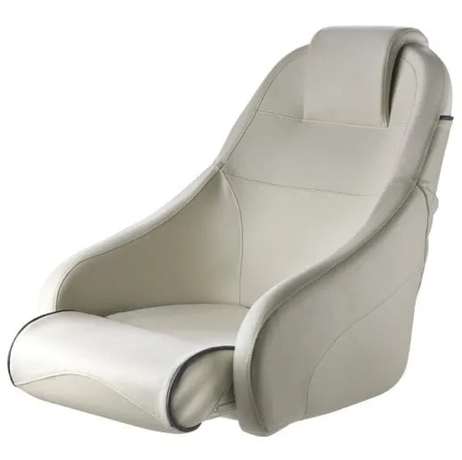 White Flip-up Seat and headrest