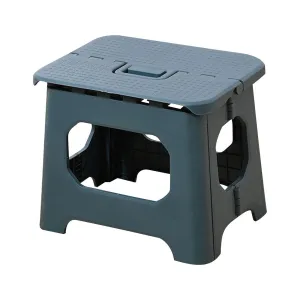 WHLBF Folding Stool Outdoor Portable Heavy Duty Plastic Non-Slip Chair for Camping Hiking Fishing BBQ Foldable Step Stool Collapsible Stool