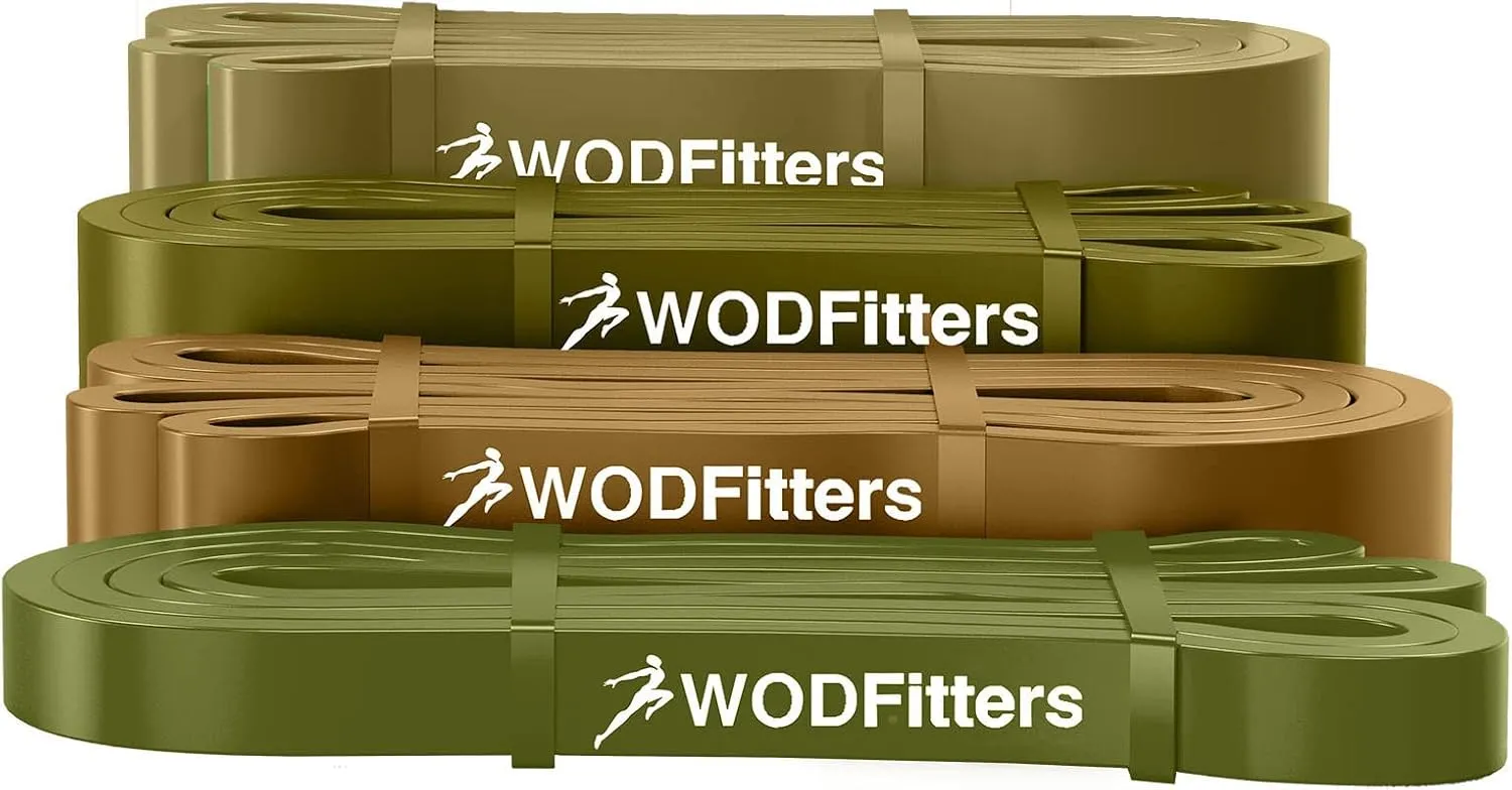 WODFitters Pull Up Assistance Band for Stretching, Mobility Workouts, Warm Up, Recovery, Powerlifting, Home Fitness and Exercise…