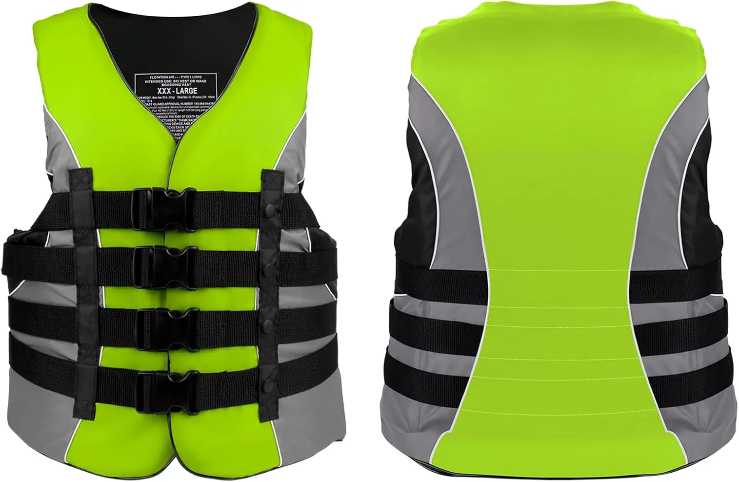 XGEAR Adult USCG Life Jacket Water Sports Life Vest