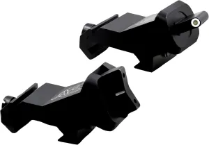 XS SIGHTS XTI2 45° Offset Iron Sights, Front Glow in The Dark for Tactical Applications, Ambidextrous, Durable