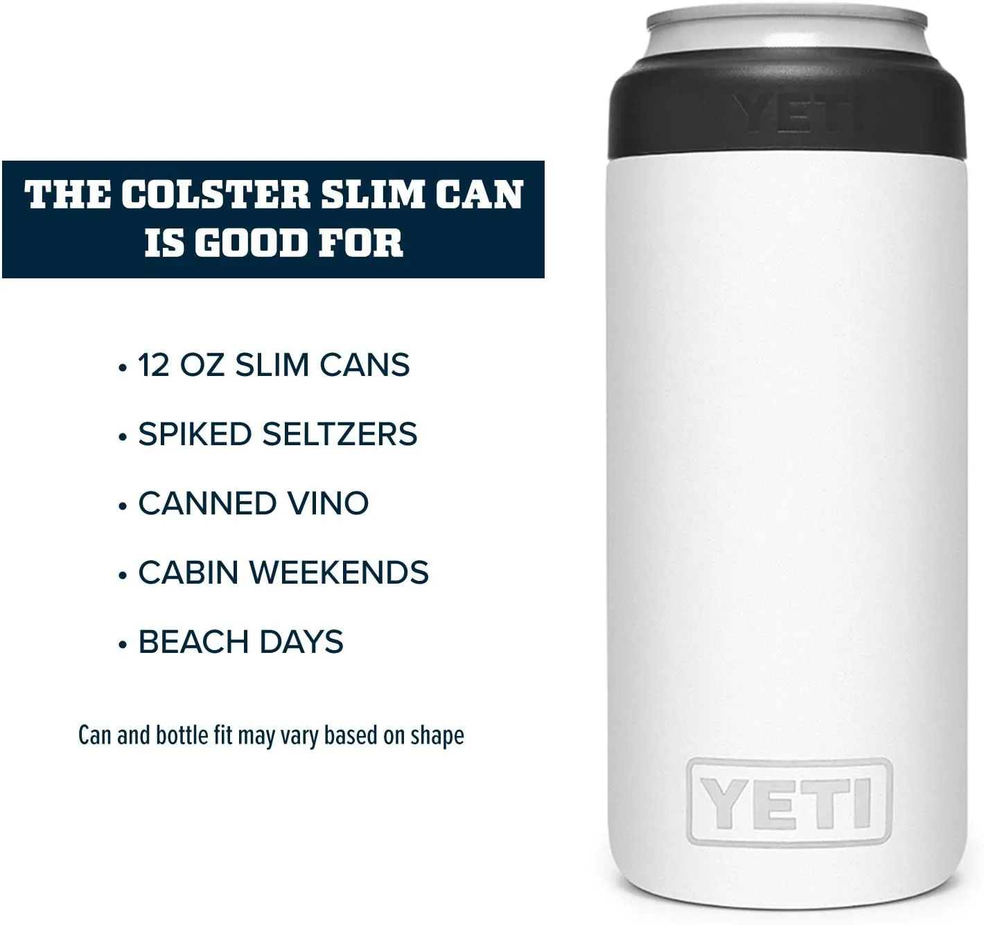 YETI Rambler 12 oz. Colster Slim Can Insulator for the Slim Hard Seltzer Cans